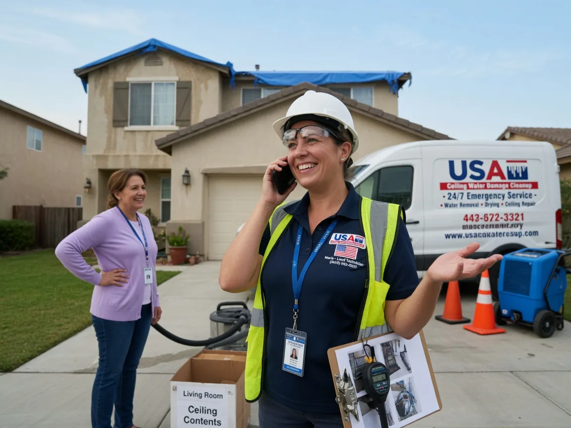 Ceiling Water Damage Restoration Lane, OK FAQs